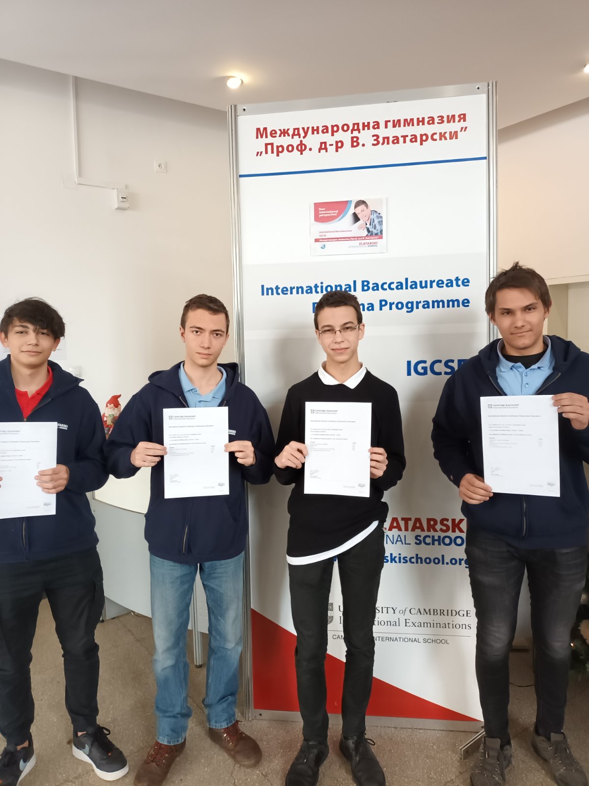 Отлични IGCSE резултати за учениците на Международна гимназия Златарски